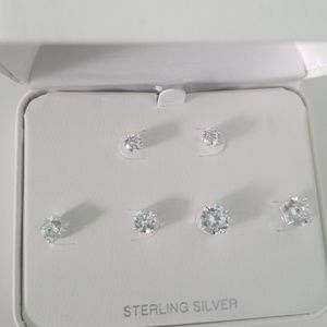 Womens sterling earrings brand new!